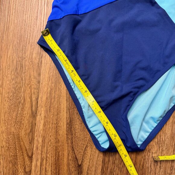 Bleu Rod Beattie Around The‎ Block Asymmetrical One Piece Sz 8 - Picture 6 of 9